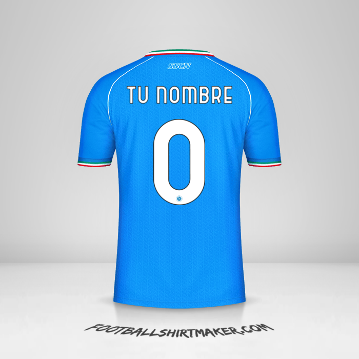 Camiseta SSC Napoli 2023/2024 Cup -  tu nombre - 0