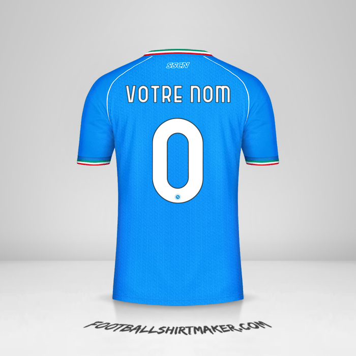 Maillot SSC Napoli Cup 2023/2024 -  votre nom - 0