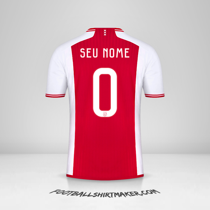 Camisa AFC Ajax Cup 2023/2024 -  seu nome - 0