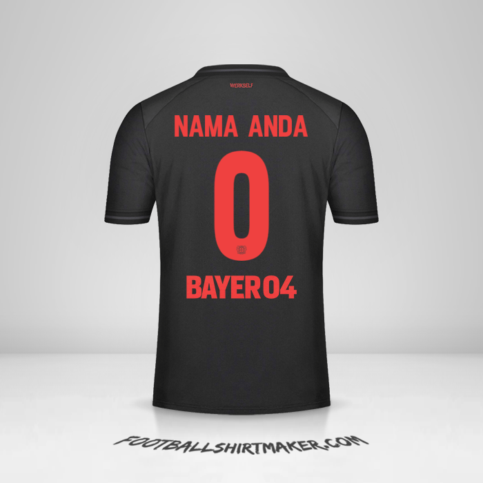 Jersey Bayer 04 Leverkusen Cup 2023/2024 -  nama anda - 0