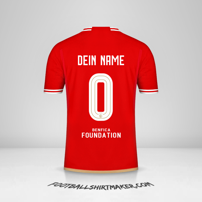 Trikot SL Benfica UCL 2023/2024 -  dein name - 0