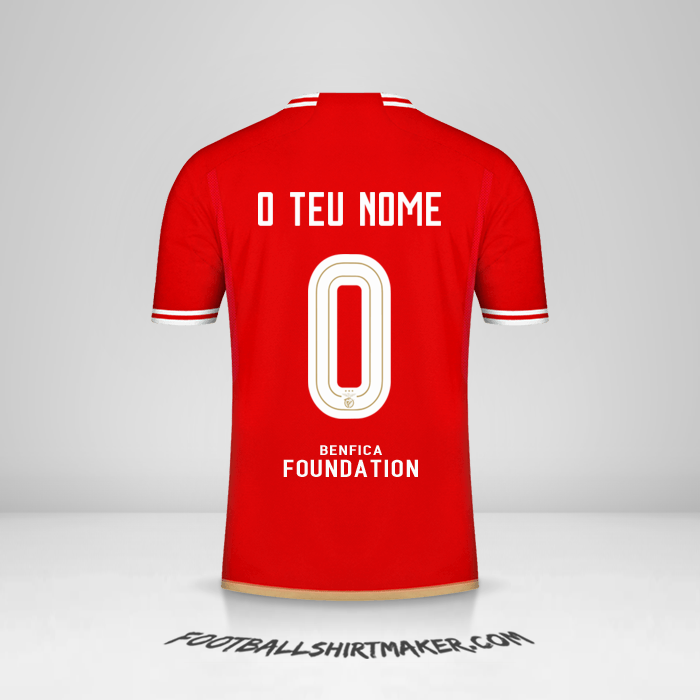 Camisola SL Benfica UCL 2023/2024 -  o teu nome - 0