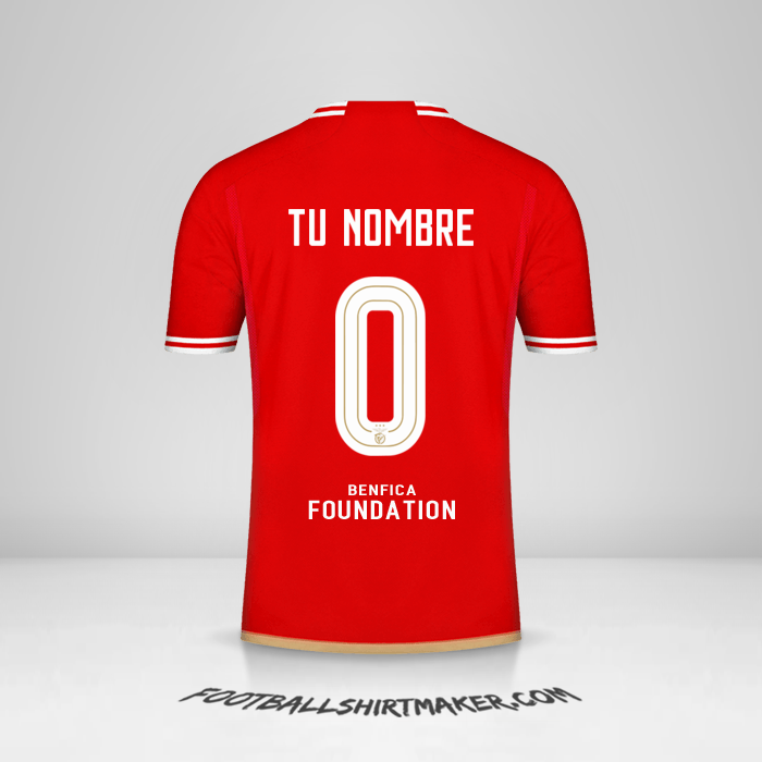 Camiseta SL Benfica UCL 2023/2024 -  tu nombre - 0