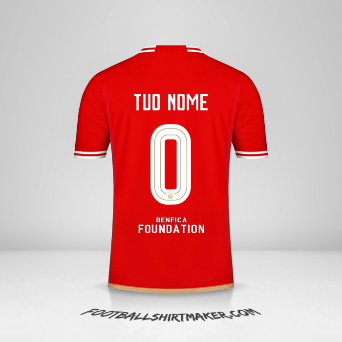Maglia SL Benfica 2023/2024 UCL -  tuo nome - 0