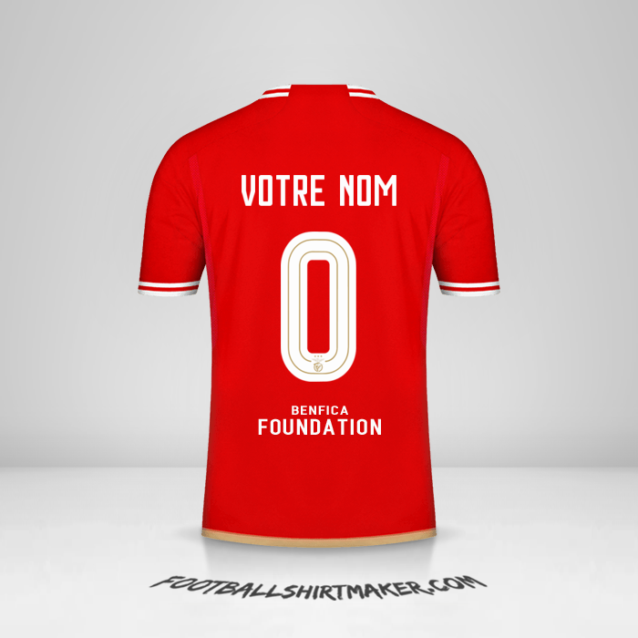 Maillot SL Benfica UCL 2023/2024 -  votre nom - 0