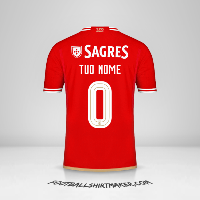 Maglia SL Benfica Cup 2023/2024 -  tuo nome - 0