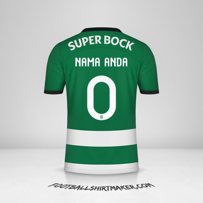 Jersey Sporting Clube Cup 2023/2024 -  nama anda - 0