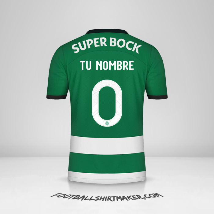 Jersey Sporting Clube 2023/2024 Cup -  tu nombre - 0