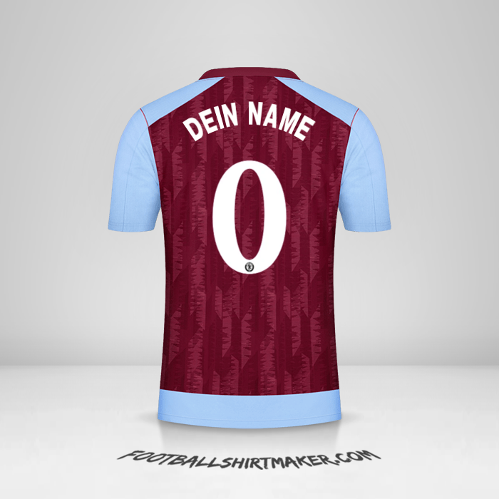 Trikot Aston Villa FC Cup 2023/2024 -  dein name - 0