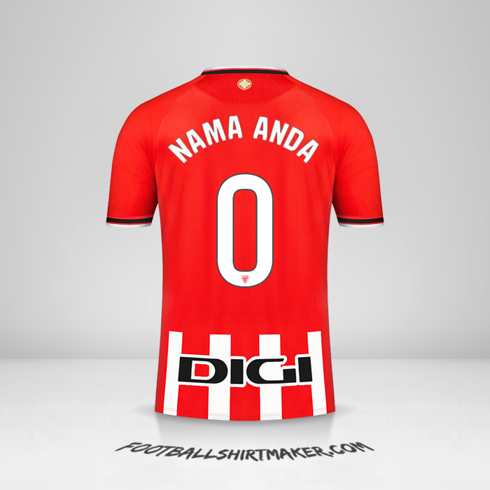 Jersey Athletic Club 2023/2024 -  nama anda - 0