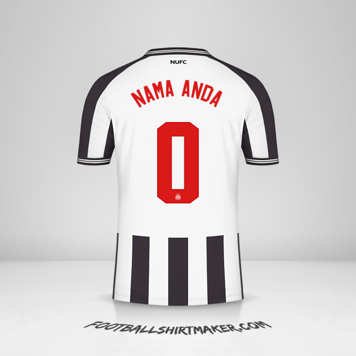 Jersey Newcastle United FC Cup 2023/2024 -  nama anda - 0