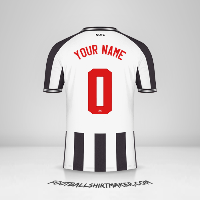 Jersey Newcastle United FC Cup 2023/2024 -  your name - 0