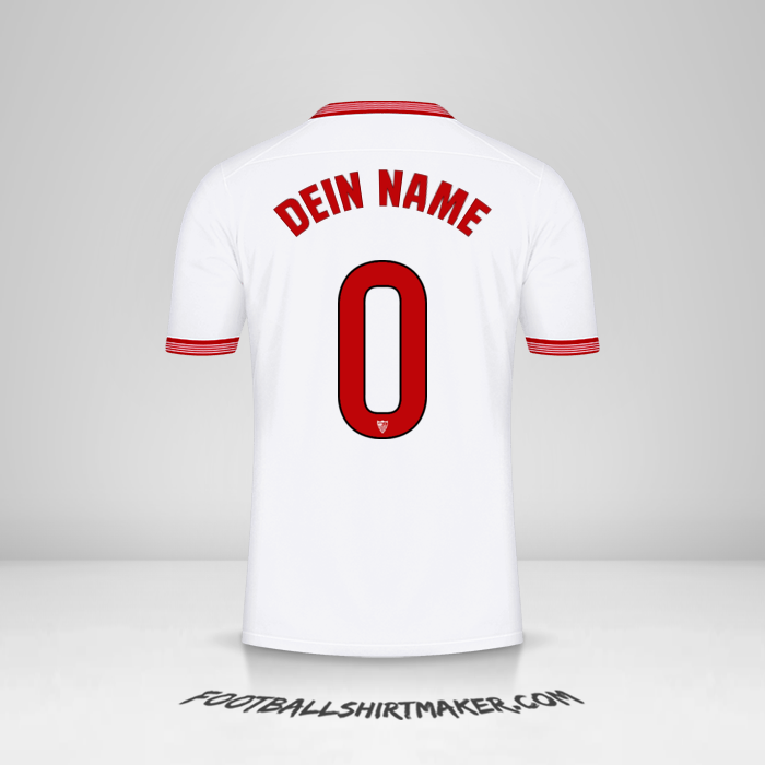 Trikot Sevilla FC 2023/2024 -  dein name - 0