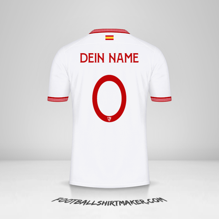 Trikot Sevilla FC Cup 2023/2024 -  dein name - 0