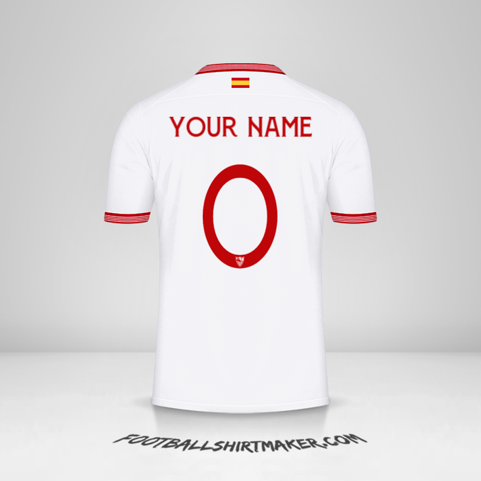 Shirt Sevilla FC 2023/2024 Cup -  your name - 0
