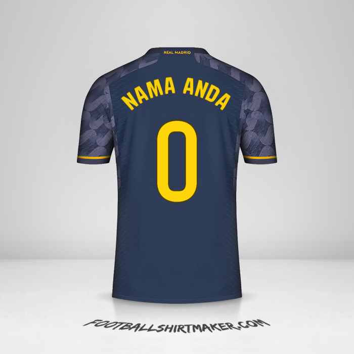 Jersey Real Madrid CF 2023/2024 II -  nama anda - 0