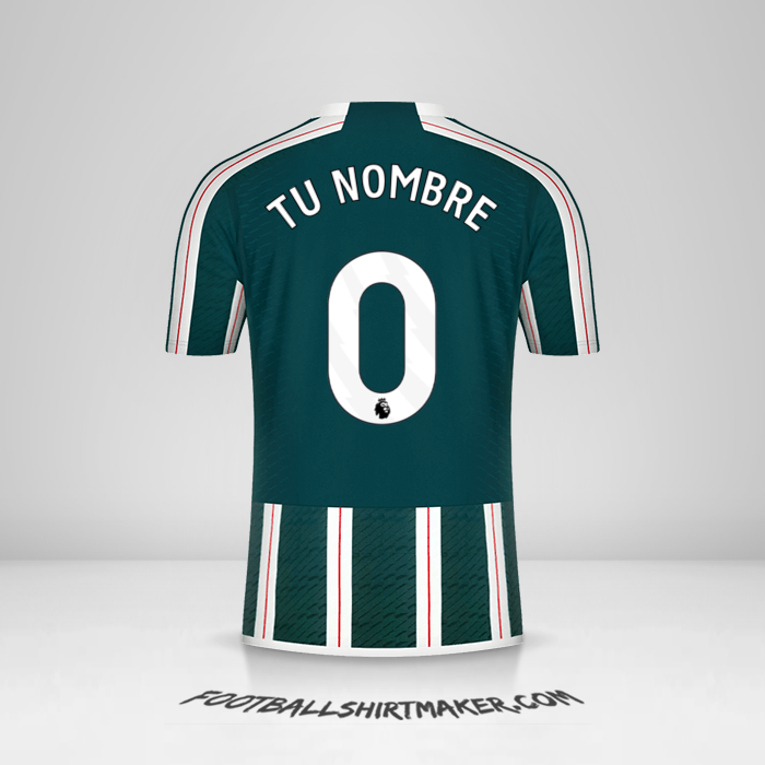 Camiseta Manchester United 2023/2024 II -  tu nombre - 0