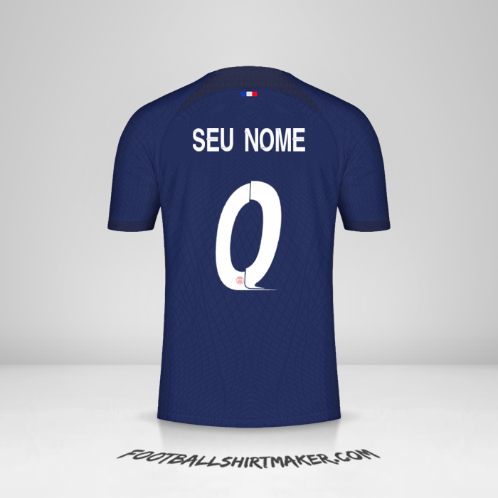 Camisa Paris Saint Germain 2023/2024 Cup -  seu nome - 0