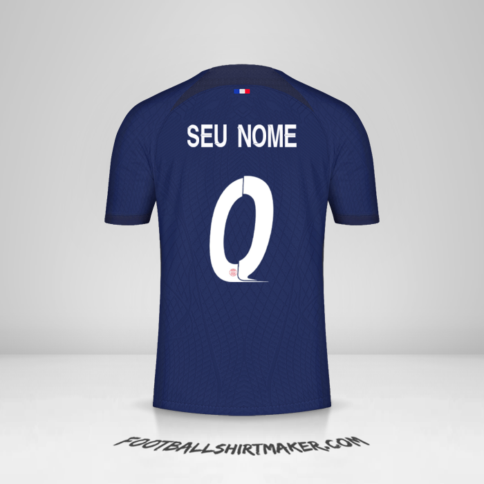 Camisa Paris Saint Germain Cup 2023/2024 -  seu nome - 0