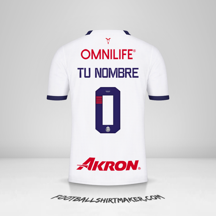 Camiseta Guadalajara 2023/2024 II -  tu nombre - 0