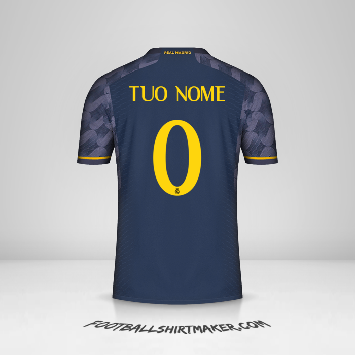 Maglia Real Madrid CF Cup 2023/2024 II -  tuo nome - 0