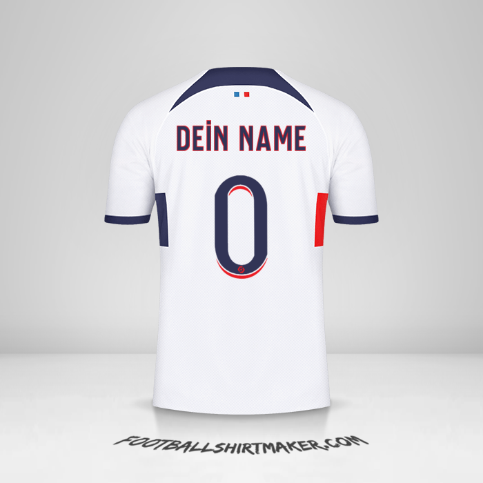 Trikot Paris Saint Germain 2023/2024 II -  dein name - 0