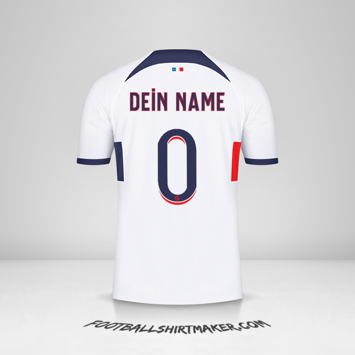 Trikot Paris Saint Germain 2023/2024 II -  dein name - 0
