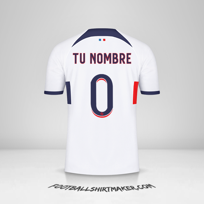 Camiseta Paris Saint Germain 2023/2024 II -  tu nombre - 0
