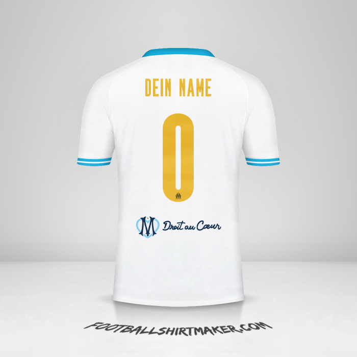 Trikot Olympique de Marseille Cup 2023/2024 -  dein name - 0
