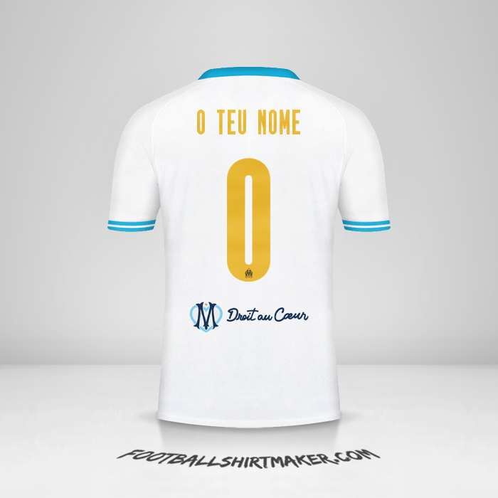 Camisola Olympique de Marseille Cup 2023/2024 -  o teu nome - 0