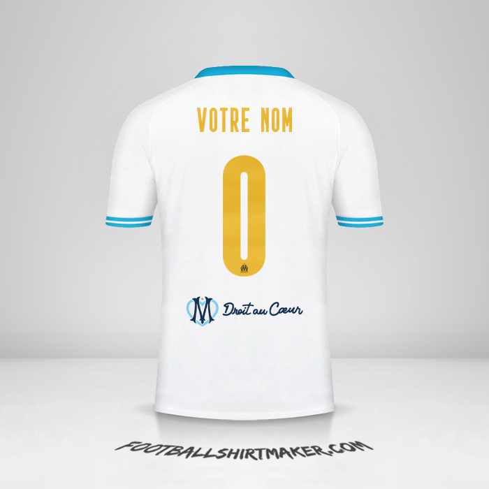 Maillot Olympique de Marseille Cup 2023/2024 -  votre nom - 0