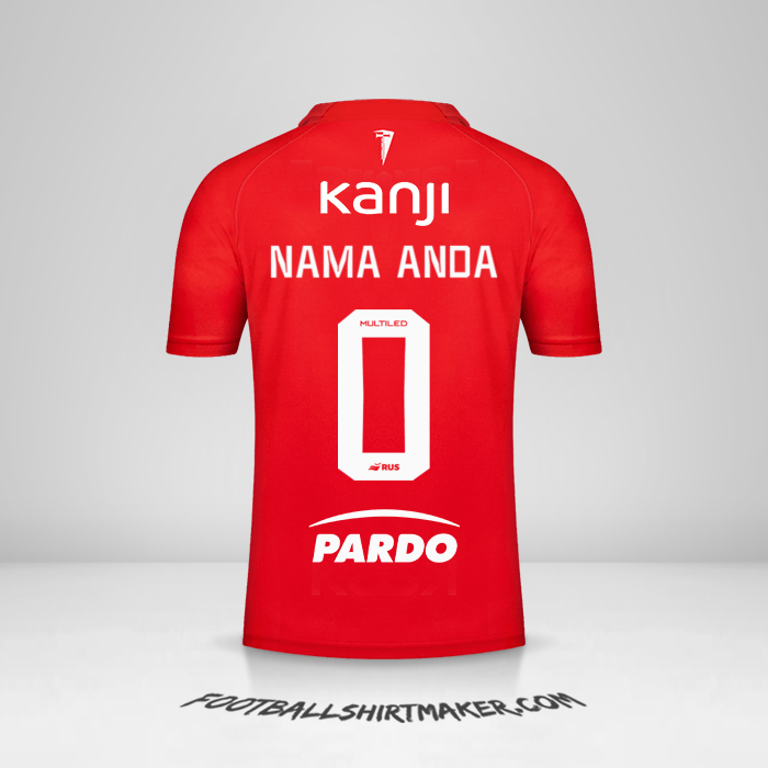 Jersey Independiente 2023/2024 -  nama anda - 0