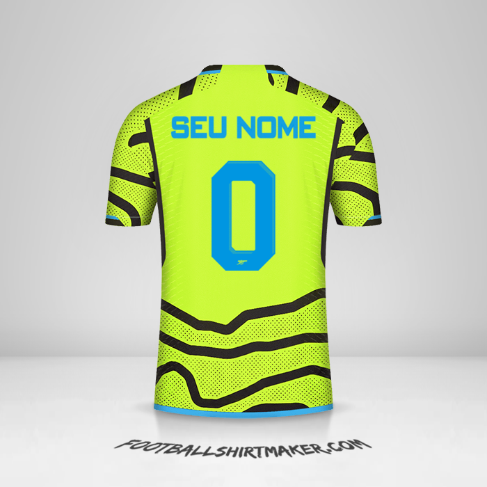 Camisa Arsenal Cup 2023/2024 II -  seu nome - 0