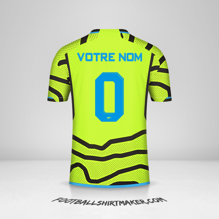 Maillot Arsenal Cup 2023/2024 II -  votre nom - 0