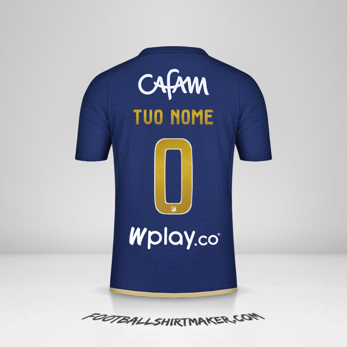Maglia Millonarios FC 2024 -  tuo nome - 0