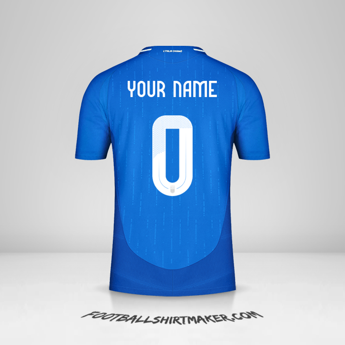 Shirt Italy 2024 -  your name - 0