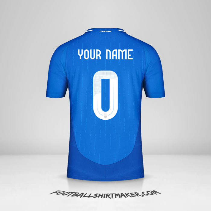 Shirt Italy 2024 -  your name - 0