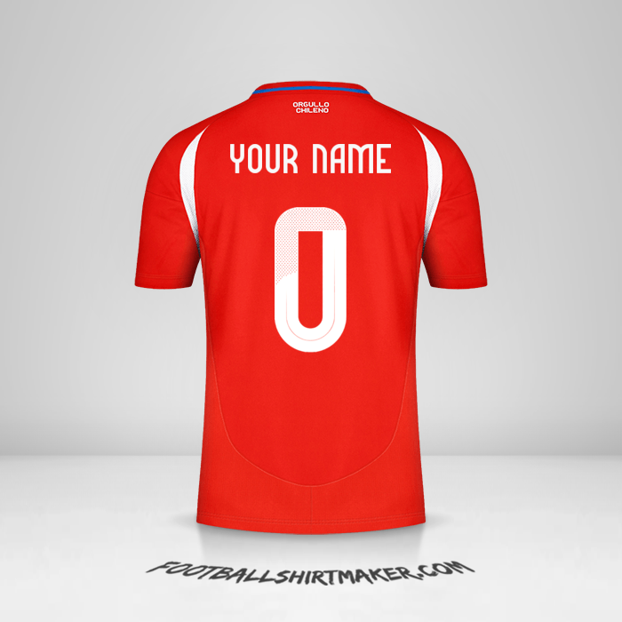 Jersey Chile 2024 -  your name - 0