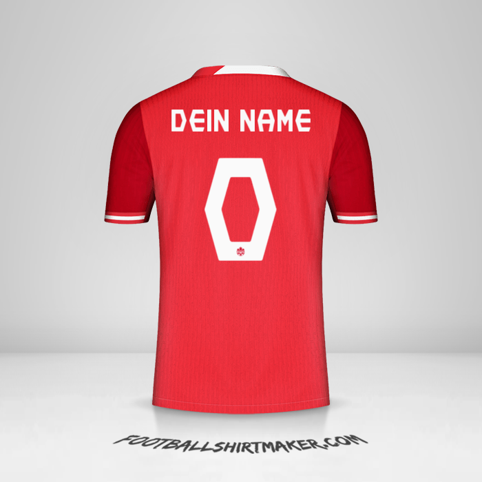 Trikot Kanada 2024 -  dein name - 0