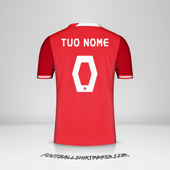 Maglia Canada 2024 -  tuo nome - 0