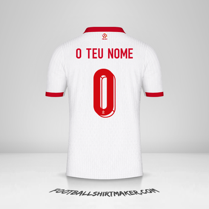 Camisola Polônia 2024 -  o teu nome - 0