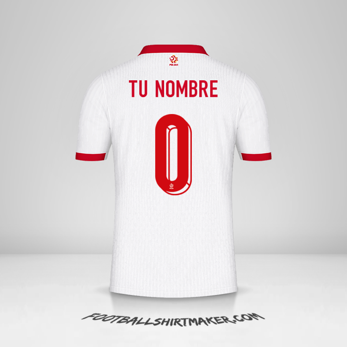 Camiseta Polonia 2024 -  tu nombre - 0