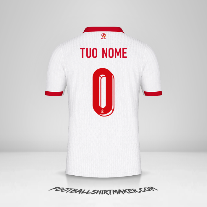 Maglia Polonia 2024 -  tuo nome - 0