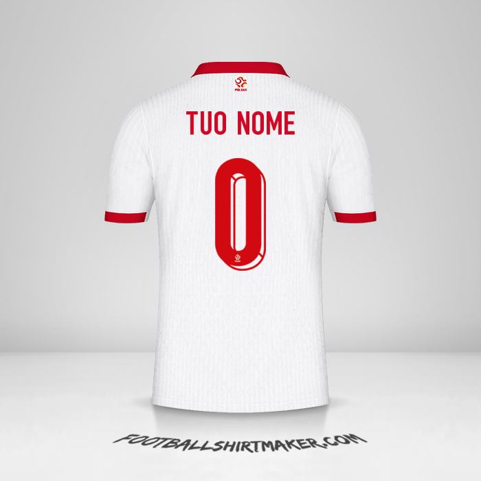 Maglia Polonia 2024 -  tuo nome - 0