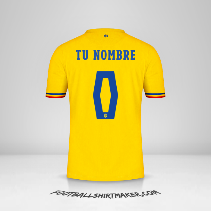 Jersey Rumania 2024 -  tu nombre - 0