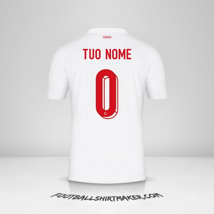 Maglia Turchia 2024 -  tuo nome - 0