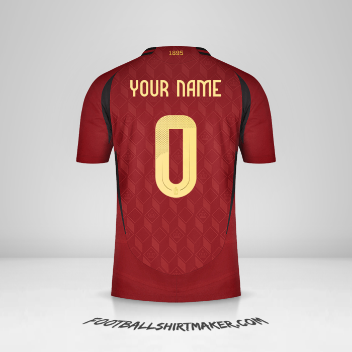 Jersey Belgium 2024 -  your name - 0