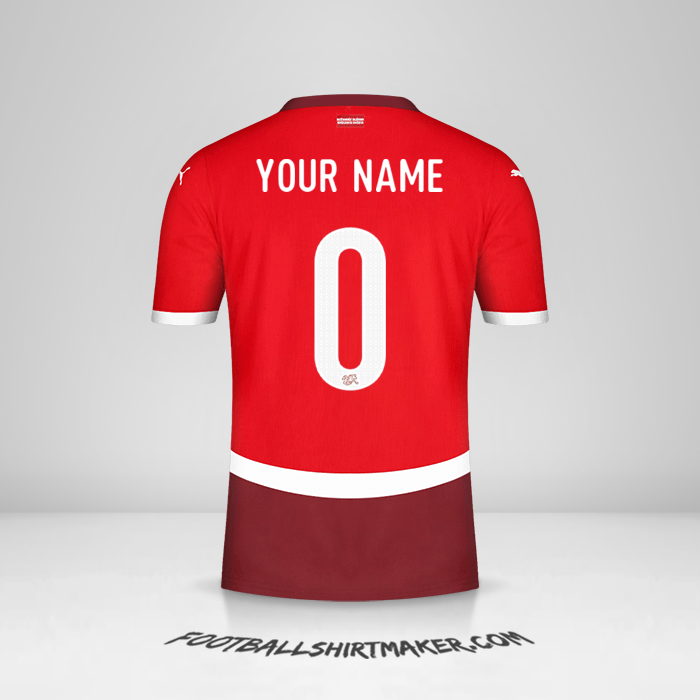 Jersey Switzerland 2024 -  your name - 0