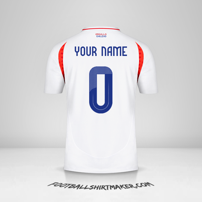 Jersey Chile 2024 II -  your name - 0