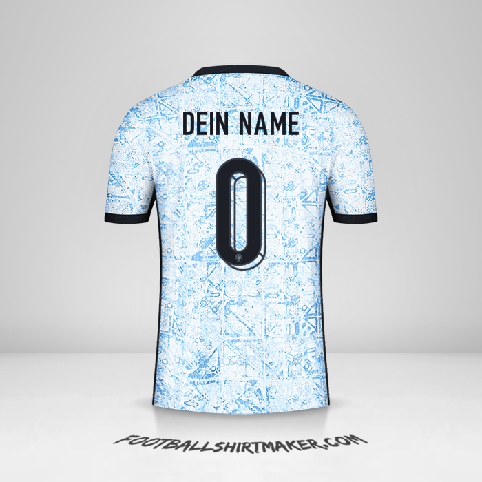 Trikot Portugal 2024 II -  dein name - 0